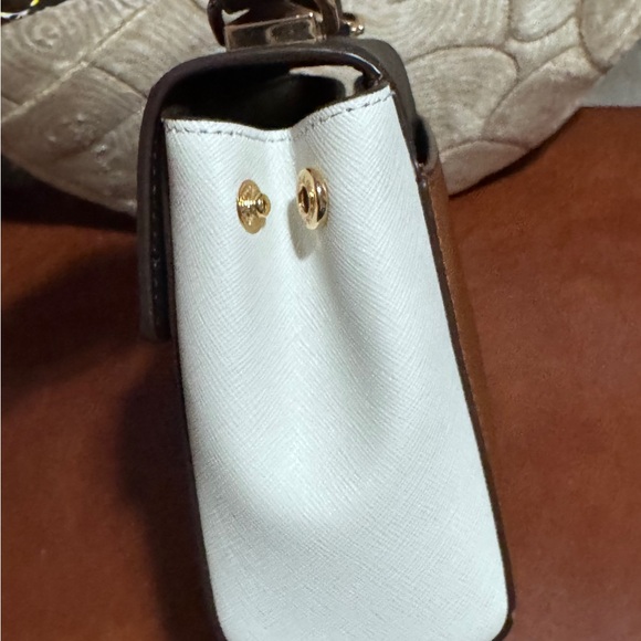 💕Michael Kors Black, Brown, and White Callie small bag. - Picture 3 of 5
